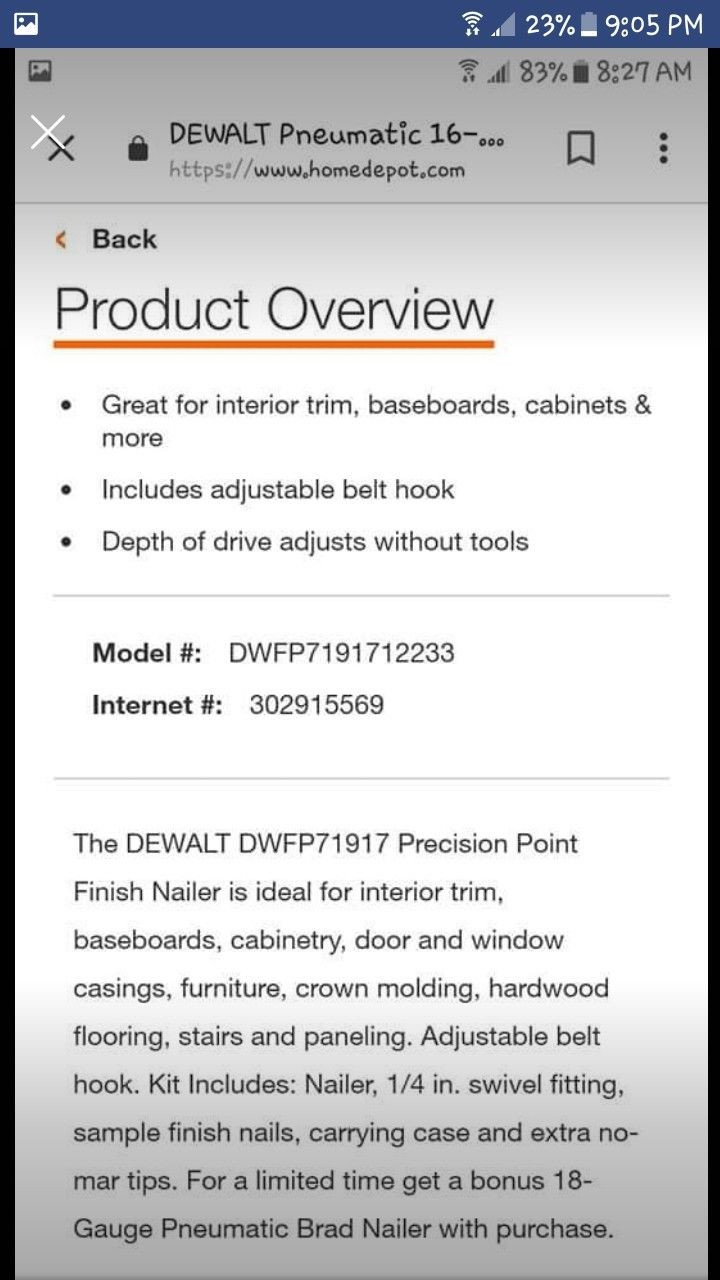 30 Ideal Ebay Hardwood Floor Nailer 2024 free download ebay hardwood floor nailer of dewalt d51257k 16 gauge finisher nailer air nail gun tool ebay pertaining to s l1600