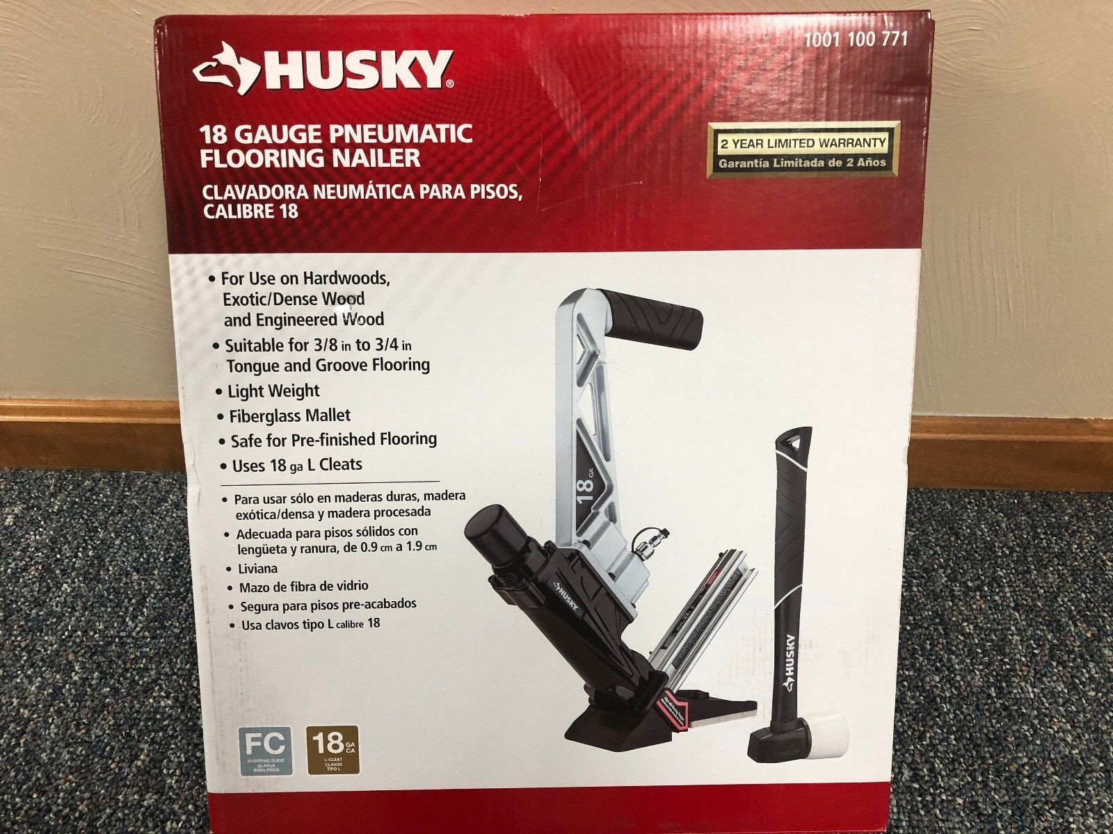 30 Ideal Ebay Hardwood Floor Nailer 2024 free download ebay hardwood floor nailer of husky hd18glcn 18 gauge pneumatic l cleat flooring nailer ebay in 32 jpg