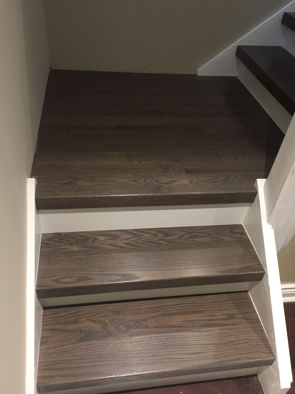 14 Lovable Hardwood Floor Stair Treads 2024 free download hardwood floor stair treads of grey stair treads custom stained to match flooring staircases inside grey stair treads custom stained to match flooring