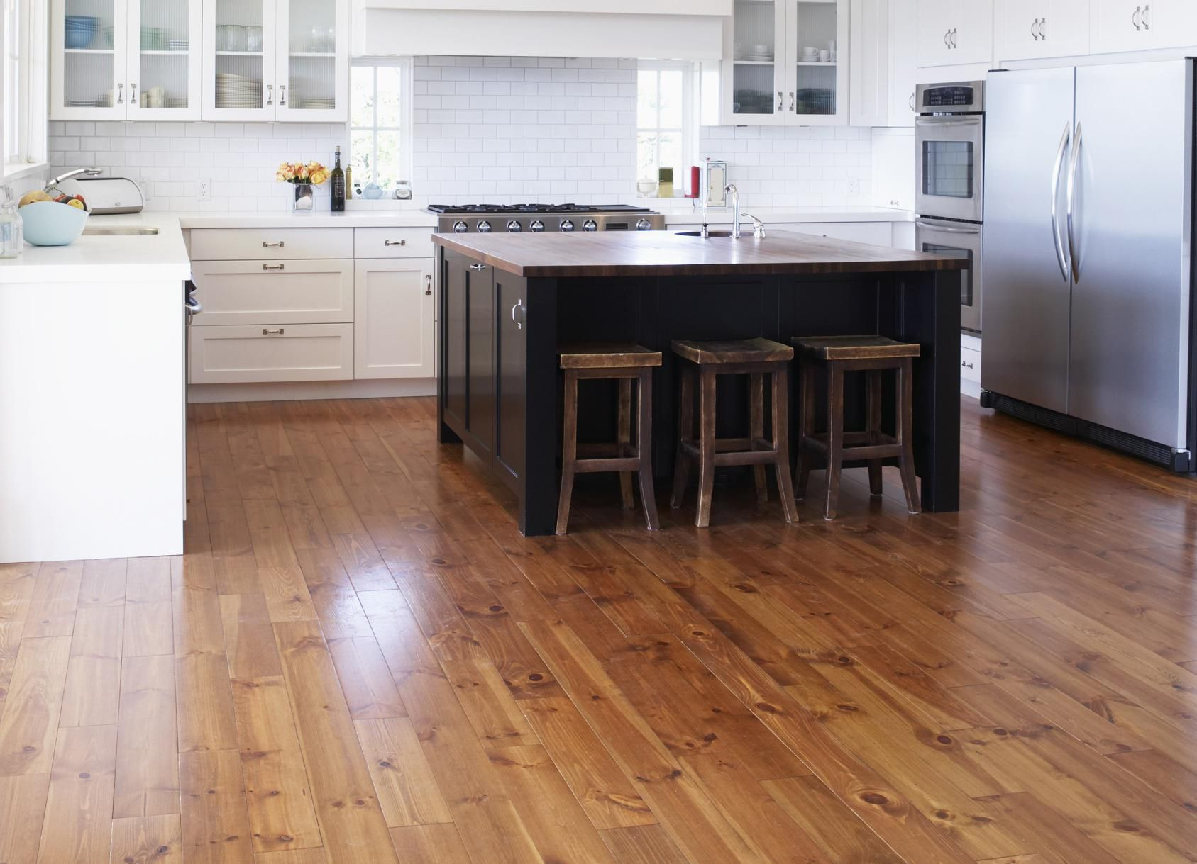 kitchen design with harddwood floors