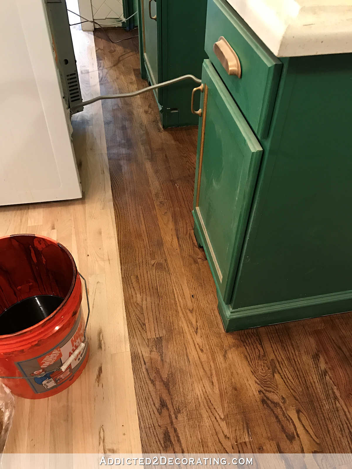 12 Recommended Redoing Hardwood Floors Old House 2024 free download redoing hardwood floors old house of adventures in staining my red oak hardwood floors products process within staining red oak hardwood floors 10 stain on kitchen floor behind stove and ref