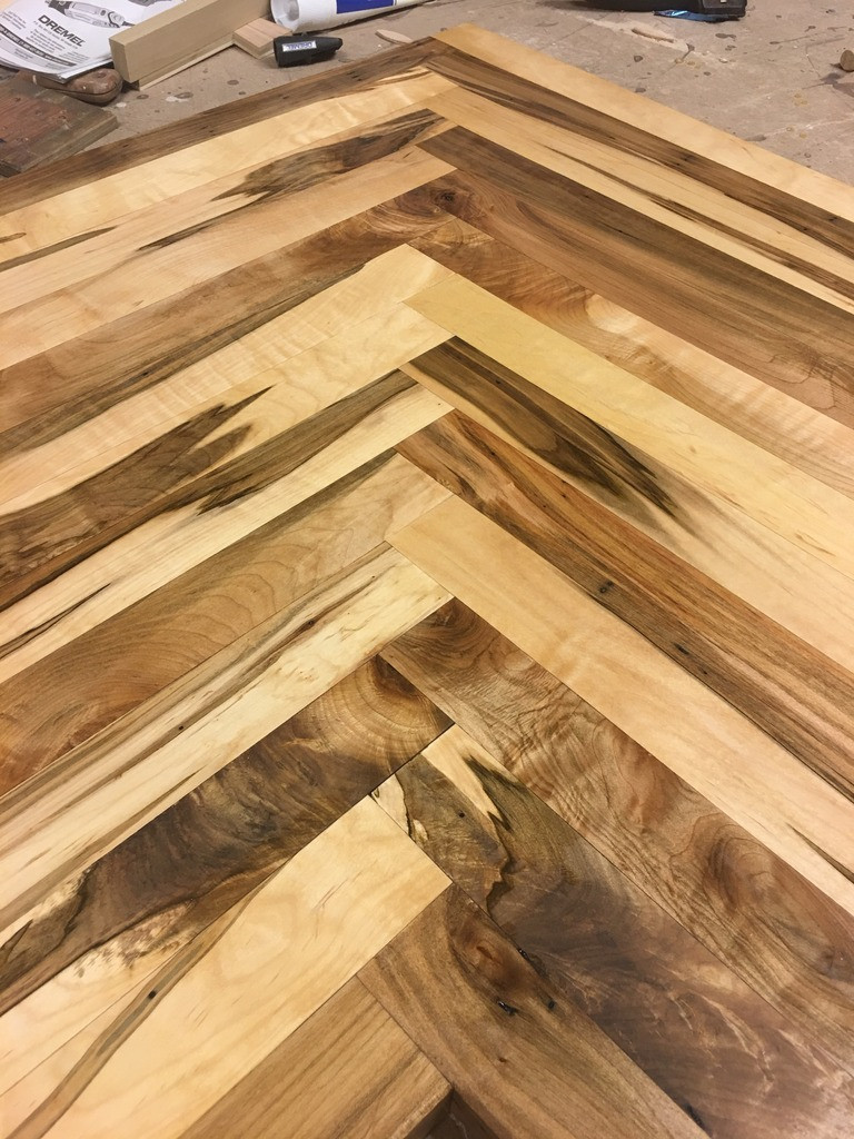 26 Fabulous Tiger Maple Hardwood Flooring 2024 free download tiger maple hardwood flooring of ambrosia maple just curious page 2 with regard to i sure did use up a lot of biscuits but the result is pretty stunning here it is with its fist coat of wate